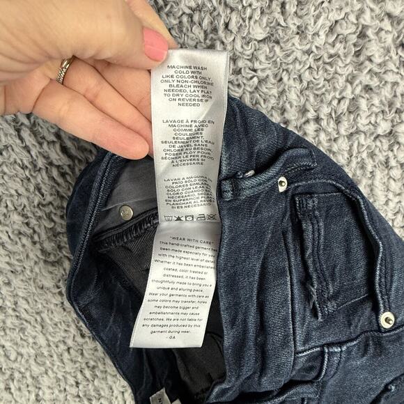 Good American Jeans Good Classic Slim Straight Jeans Women's 00 Indigo526 - Picture 14 of 15